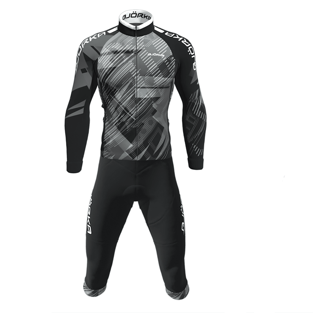 Summer Clothing Men Sale - Lente/Herfst Bjorka Fietsen Lange Mouwen Bib