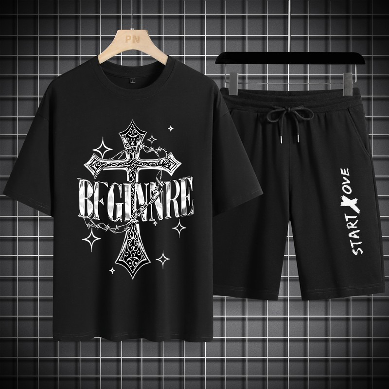 Summer Clothing Drip - 1 stuk Heren t-shirt sets 2026