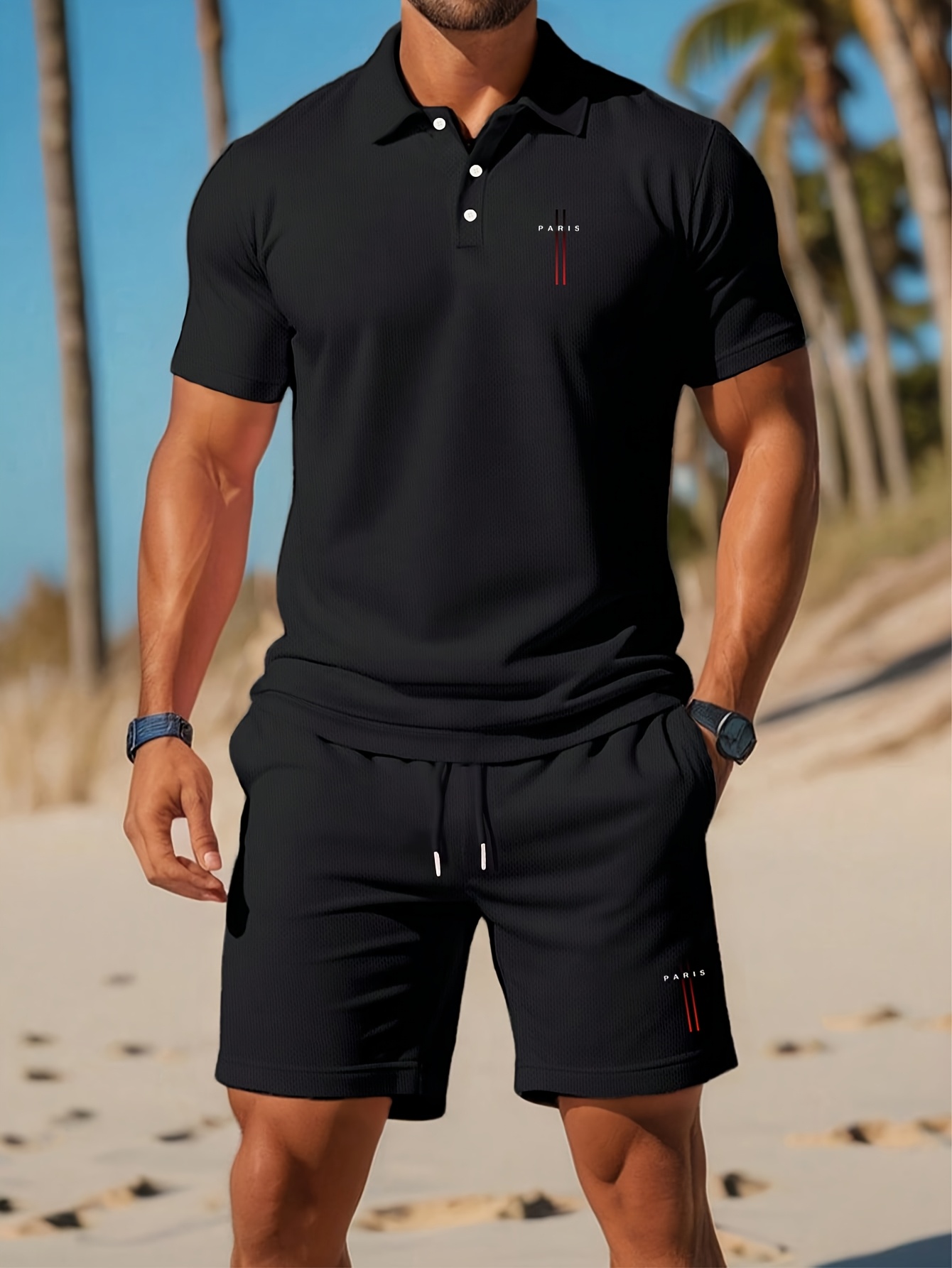 Summer Clothes Fashion - 2026 Zomer Heren Polo Shirt Set