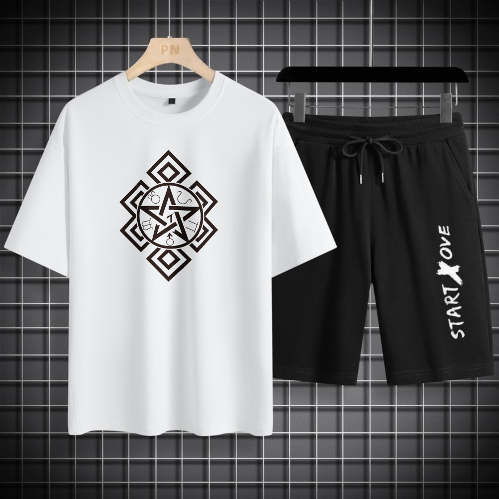 Summer Clothing Drip - 1 stuk Heren t-shirt set 2026