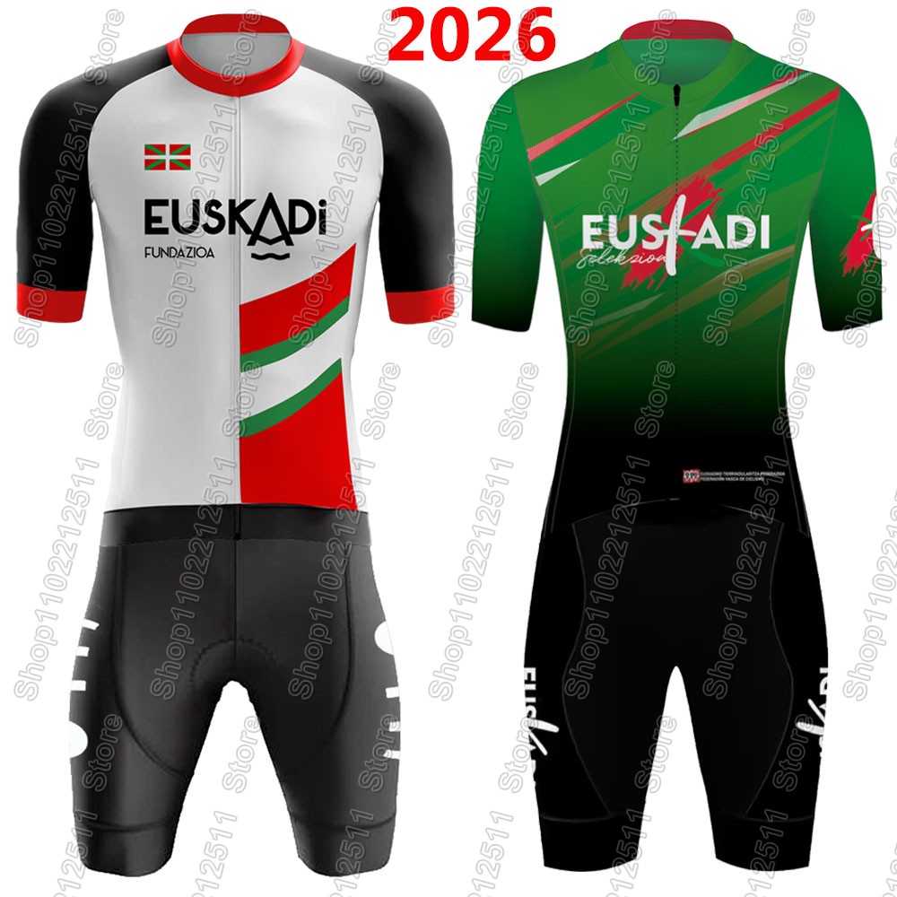 Summer Clothing Men Sale - Euskadi Team Wielertrui 2026 Set Zomer