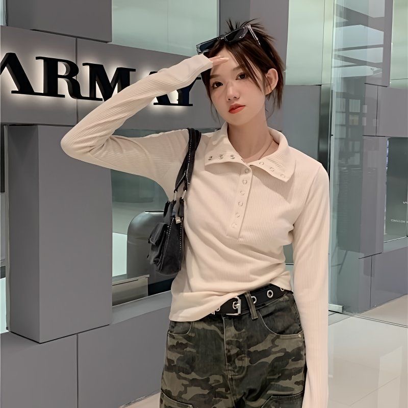 Summer Clothing Yarn - Vrouwen Mode Slanke Shirts Met Lange