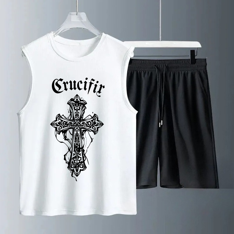 Summer Clothing Drip - Herenshirtjesets 2026 Zomer Snel drogende sportpakken
