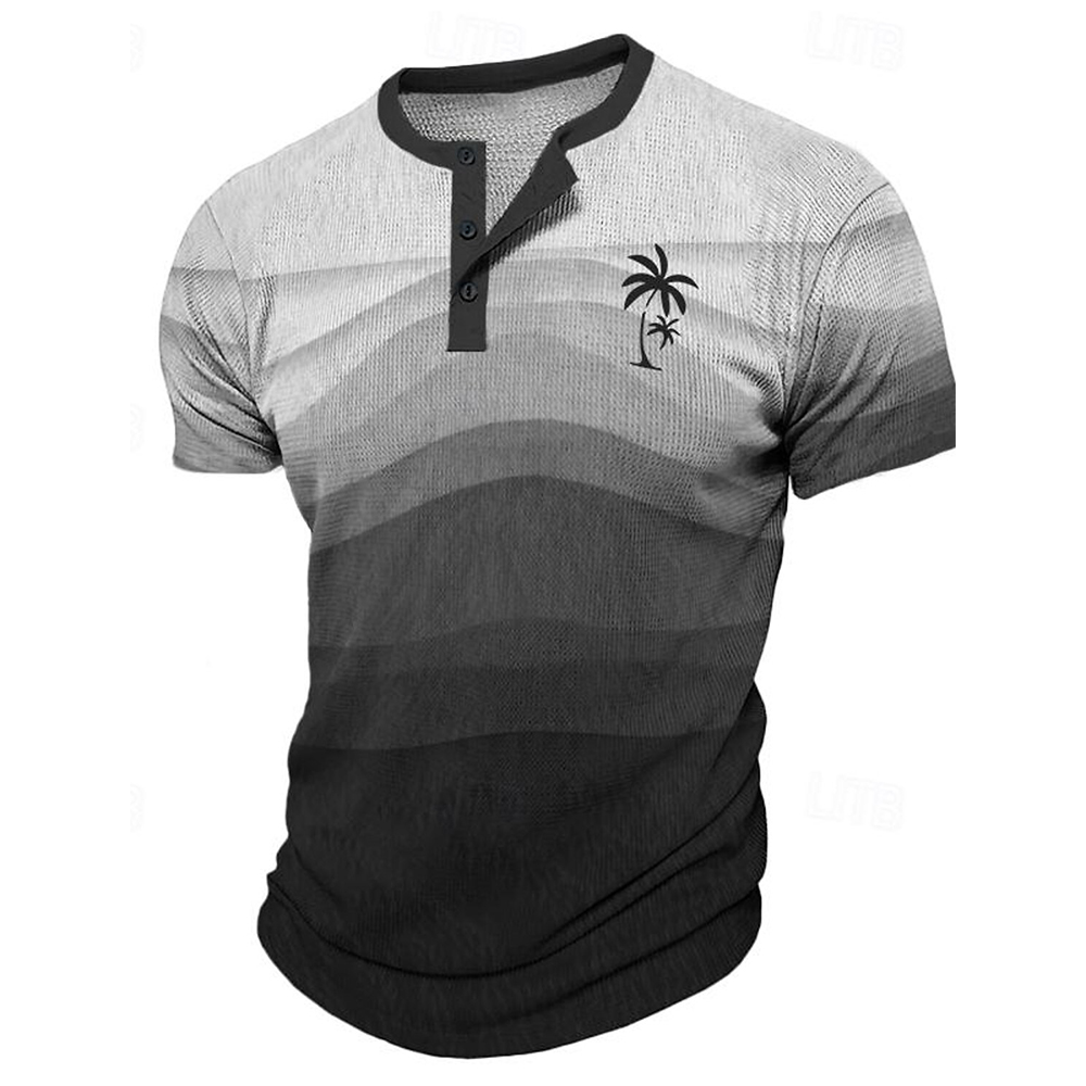 Summer Clothes Fashion - Heren T-shirt Grappige 3D Kokospalm Print