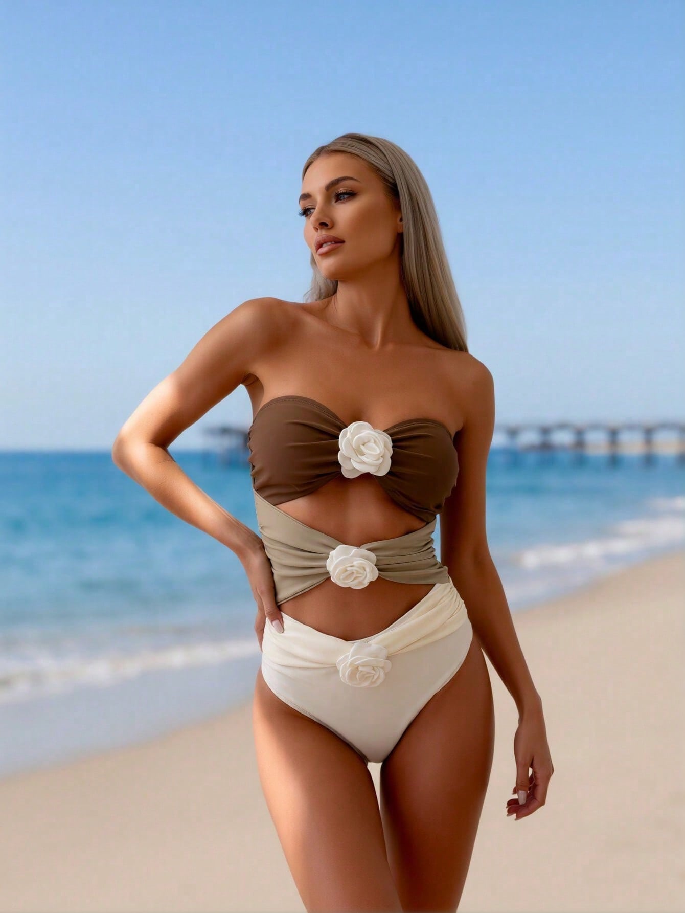 Swimsuit One Piece - 2026 Nieuw Europees en Amerikaans damesbadpak