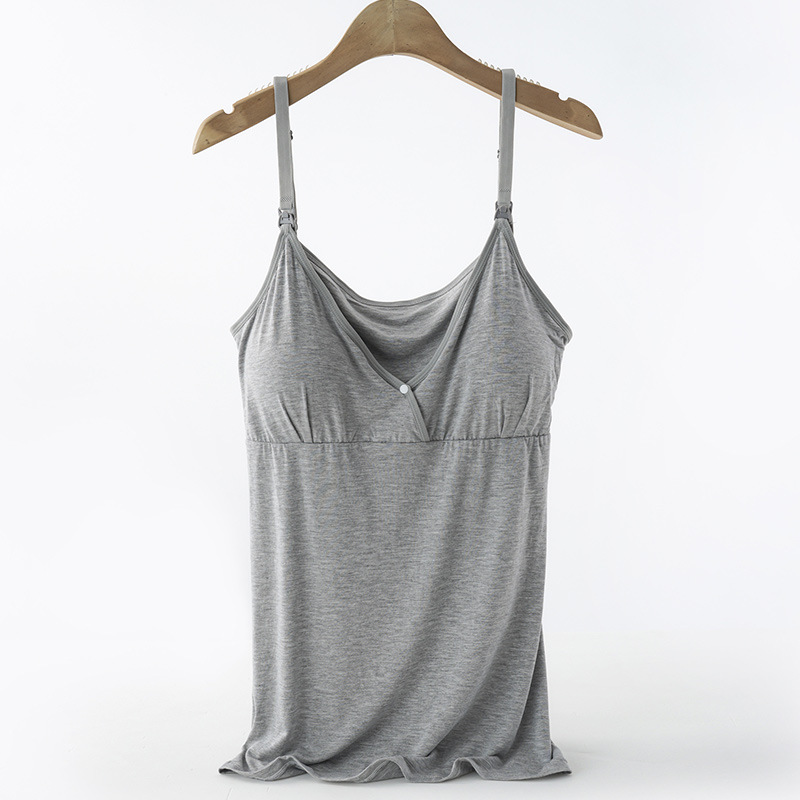 Summer Clothing Colors - 6-kleuren zomer mouwloos borstvoeding effen kleur