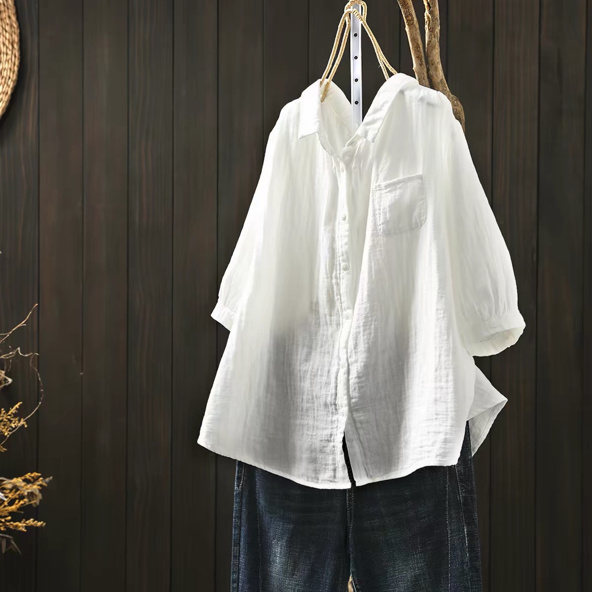 Summer Clothing Yarn - Plus size dameskleding Japanse stijl katoenen