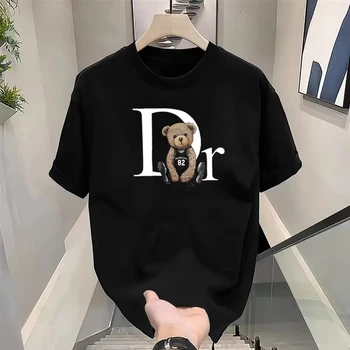 Quality Summer Clothing For Women - Luxe merk schattige beer print tee