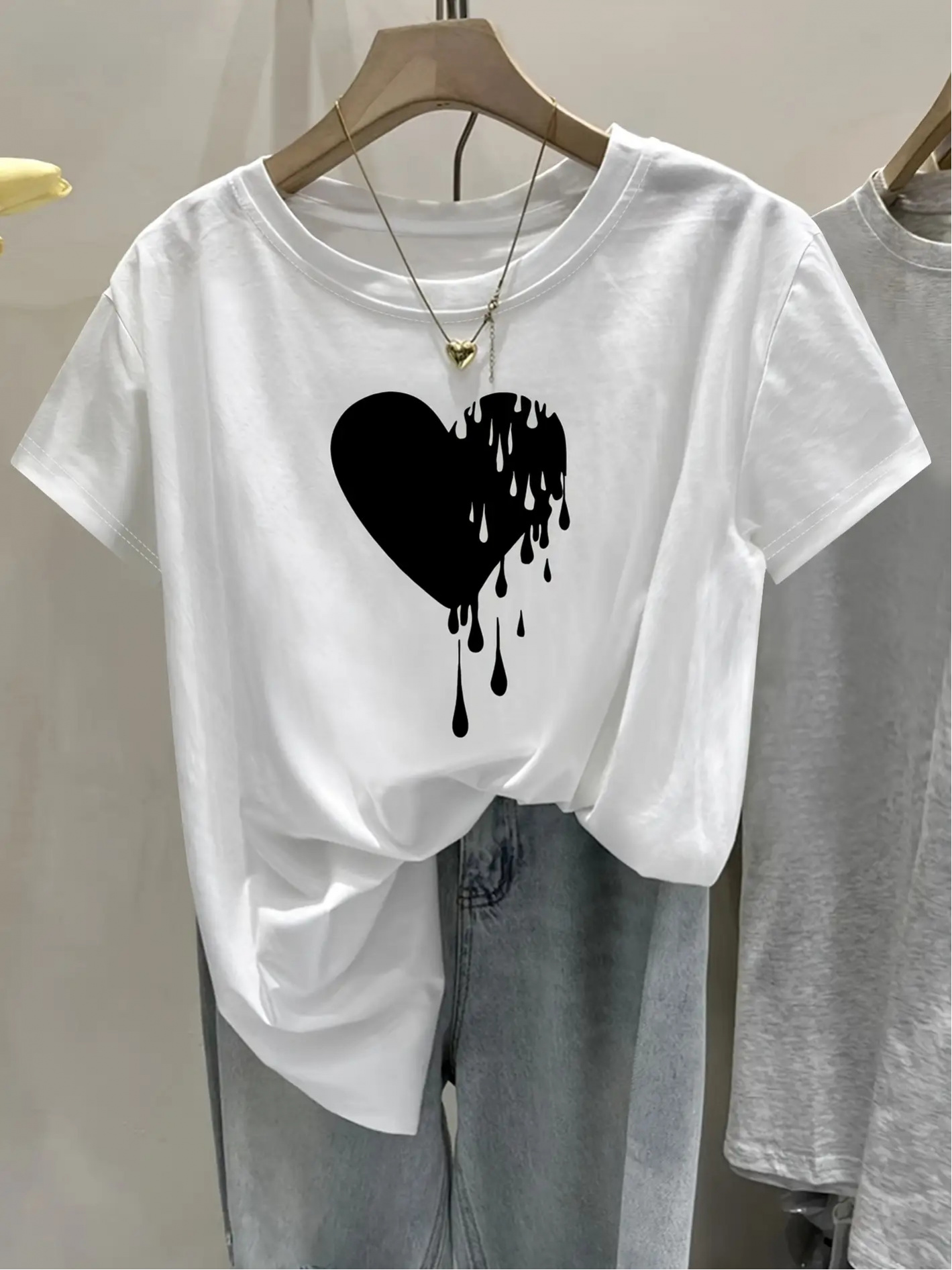 Summer Clothing Drip - 2026 Dames Koreaanse Japanse stijl Wit