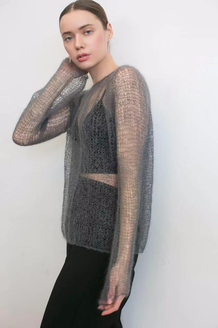 Mohair Top Pullover Sweater, G - Summer Clothing Yarn recensie en prijs