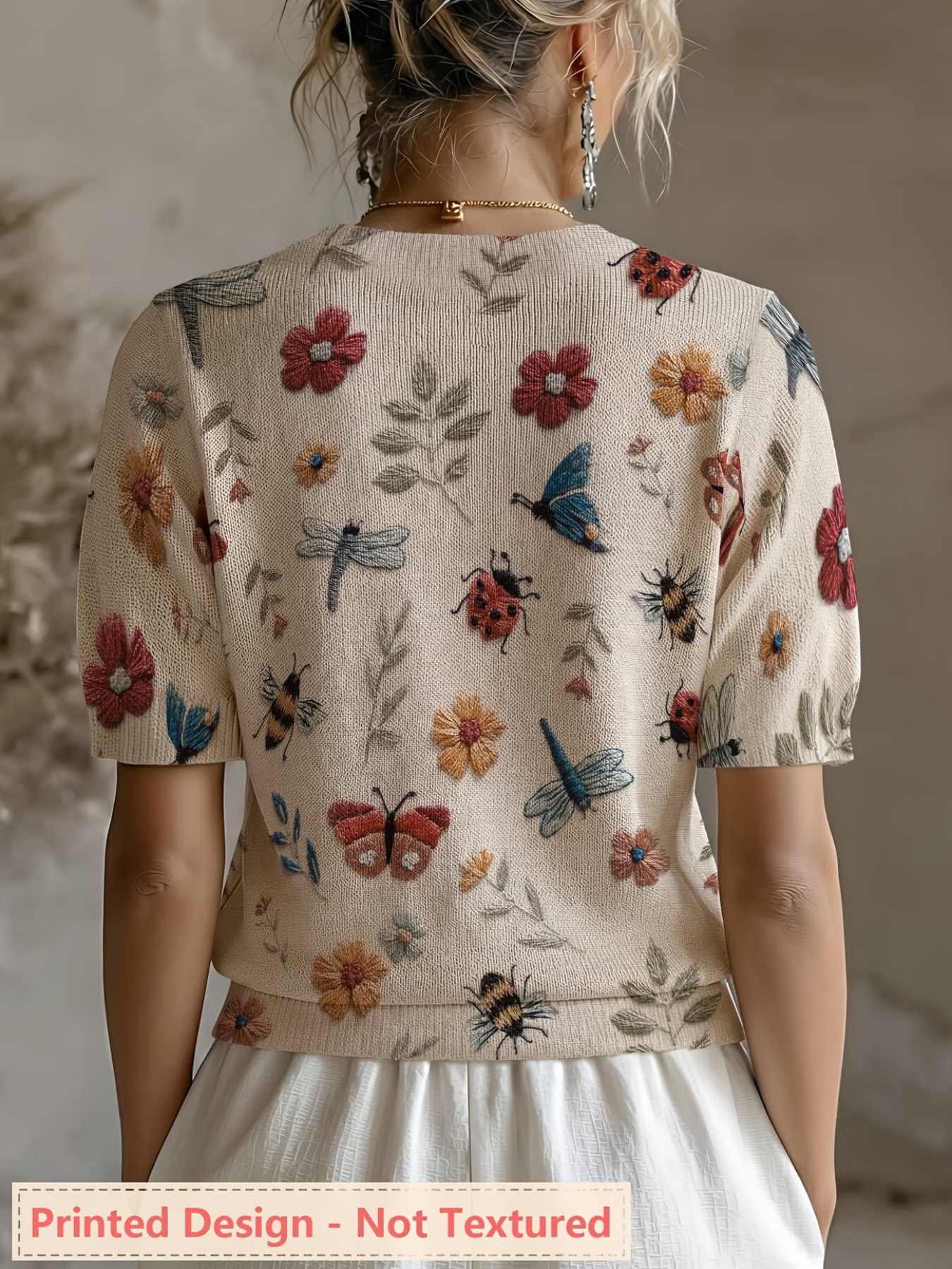 Bedrukt ontwerp - Niet-getextu - Summer Clothing Yarn recensie en prijs