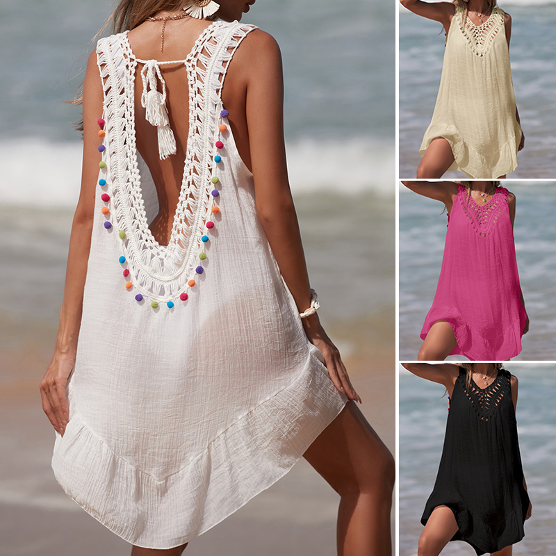 Vrouwen V-hals Backless Hollow - Summer Clothing Colors recensie en prijs