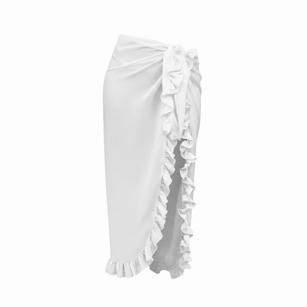 Wikkel-sjaal met ruches, saron - Sarong Pareo Wrap recensie en prijs