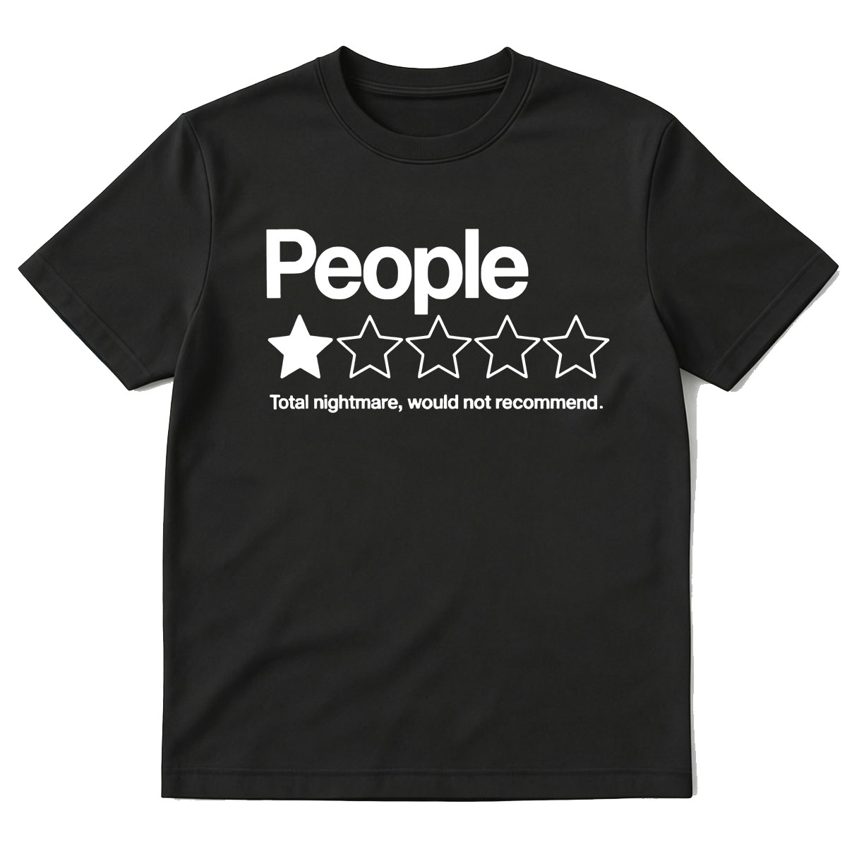 Mensen zouden niet aan T-shirt - Summer Clothing Recommendations recensie en prijs