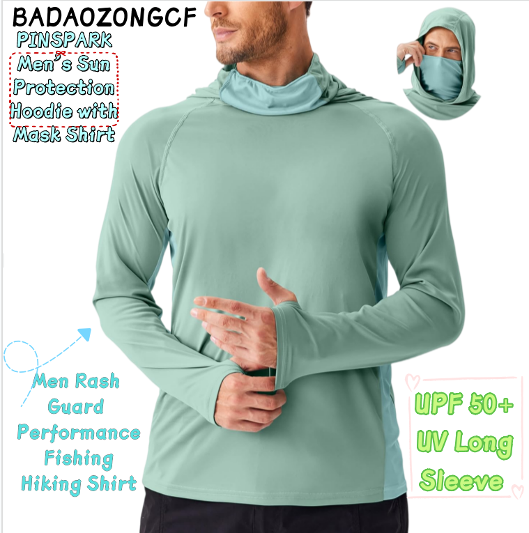 PINSPARK Heren Zonnebeschermen - Rash Guard Long Sleeve recensie en prijs