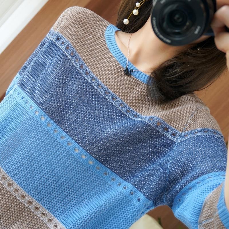 Vrouwen Trui 3/4 Mouw Koreaans - Summer Clothing Yarn recensie en prijs
