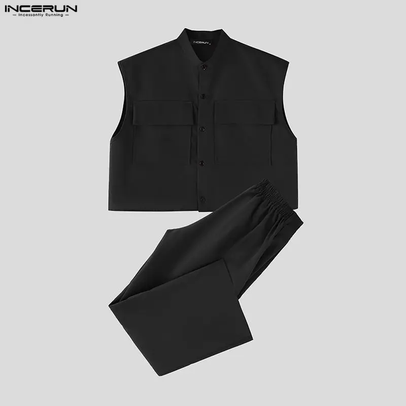INCERUN Mannen Sets Solid Mouw - Summer Clothes Fashion recensie en prijs