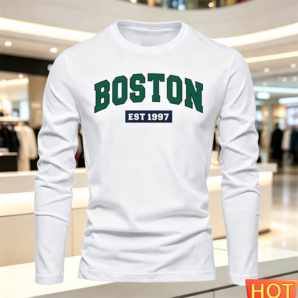 Herfst Zomer heren T-shirt met - Summer Clothes Fashion recensie en prijs