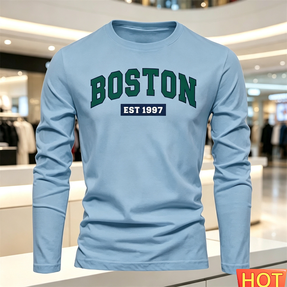 Herfst Zomer heren T-shirt met - Summer Clothes Fashion recensie en prijs