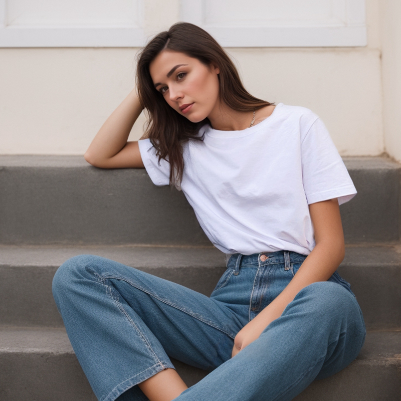 Katoen Plus Size Tops met kort - Quality Summer Clothing For Women recensie en prijs