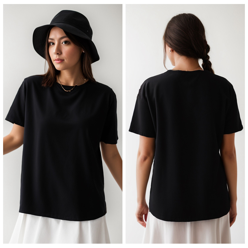 Katoen Plus Size Tops met kort - Quality Summer Clothing For Women recensie en prijs