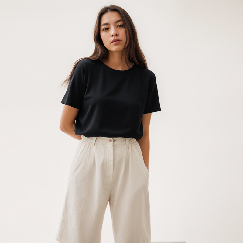 Katoen Plus Size Tops met kort - Quality Summer Clothing For Women recensie en prijs
