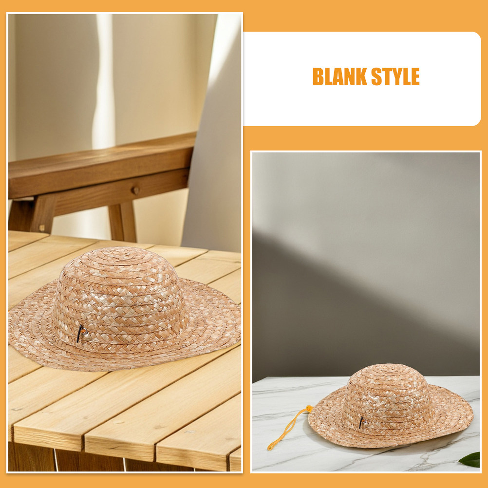 2 stuks kinderstrohoed, natuur - Sun Hat Wide Brim recensie en prijs