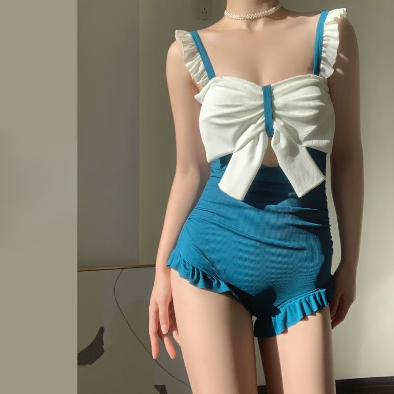 Leuke badkleding met strikdeta - Swimsuit One Piece recensie en prijs