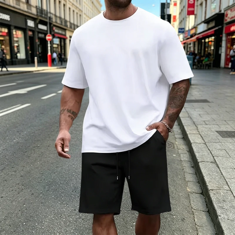 Herenshirtset Casual O-hals T- - Summer Clothes Fashion recensie en prijs
