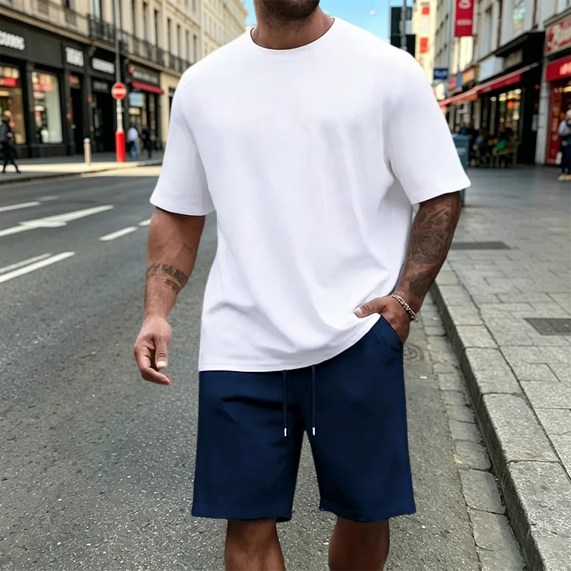 Herenshirtset Casual O-hals T- - Summer Clothes Fashion recensie en prijs