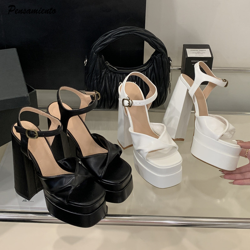 Ster stijl Mode Dubbele Platfo - Summer Clothing Items recensie en prijs