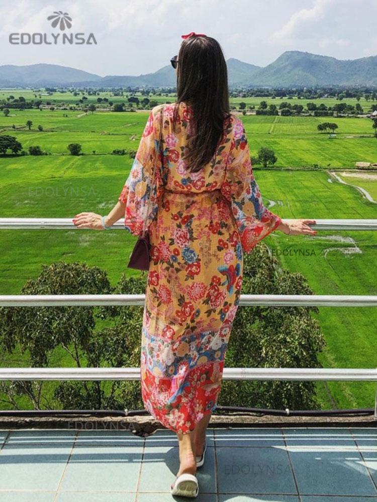 2025 Boheemse Bloemendruk Zome - Sarong Pareo Wrap recensie en prijs